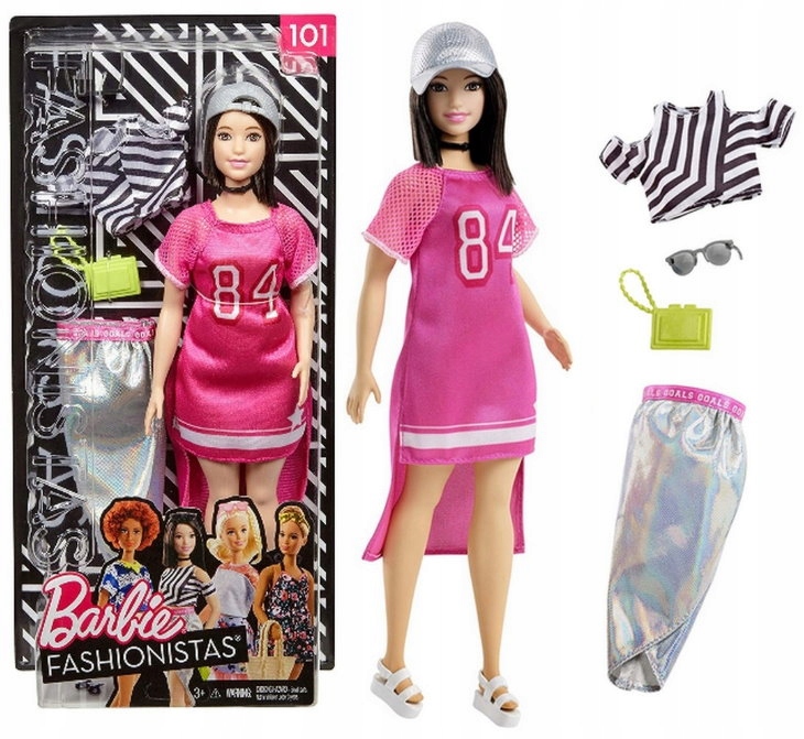 LALKA BARBIE FASHIONISTAS +2 KREACJE NR101 FRY81