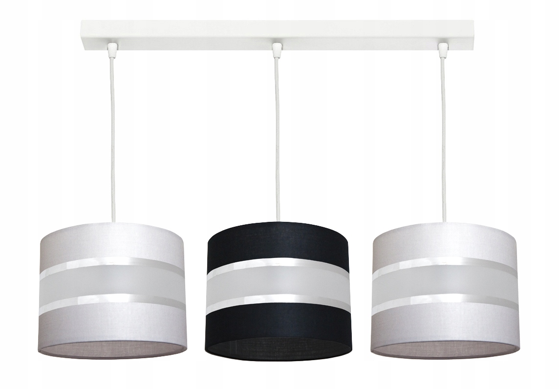 Závěsná lampa Adella 3 Stropní Lustr Abażur