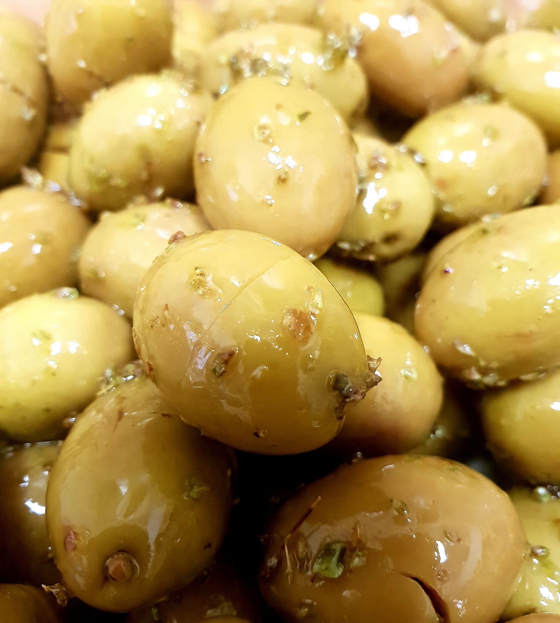 

Oliwki Zielone Pes z Oregano od Amore Sycylia 250g