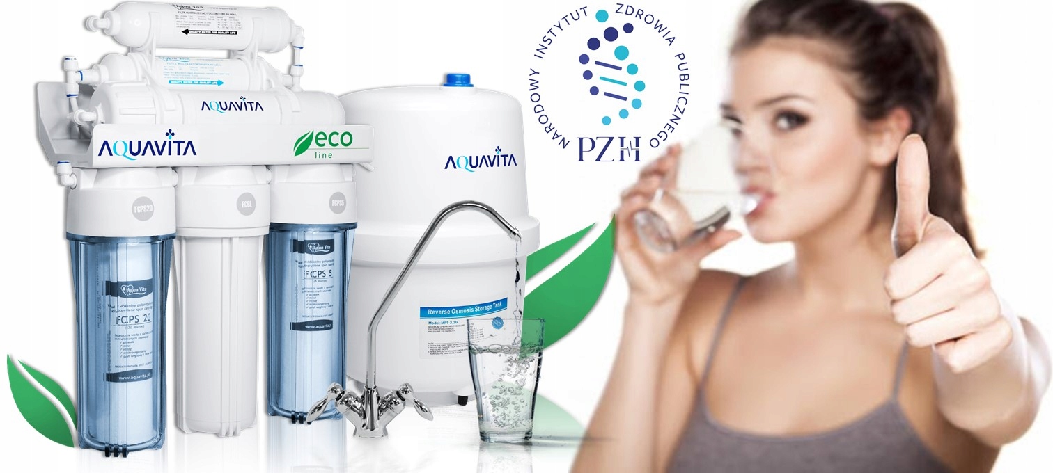 FILTR WODY ODWRÓCONA OSMOZA RO6 AQUAVITA + WKŁADY Kod producenta AVRO6