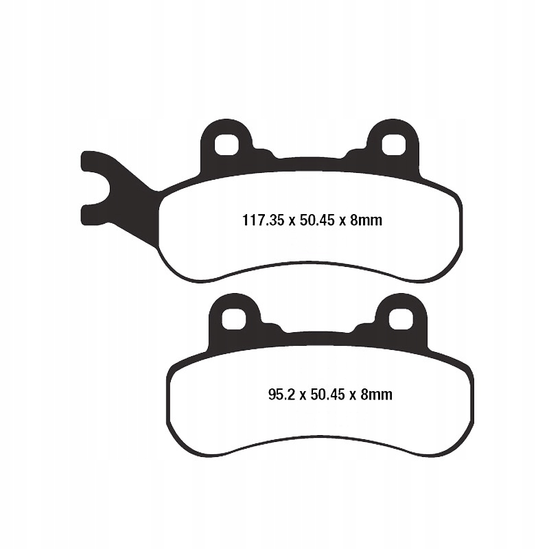 682TT 683TT - Передние колодки CAN-AM DEFENDER 800 Maverick X3 TURBO