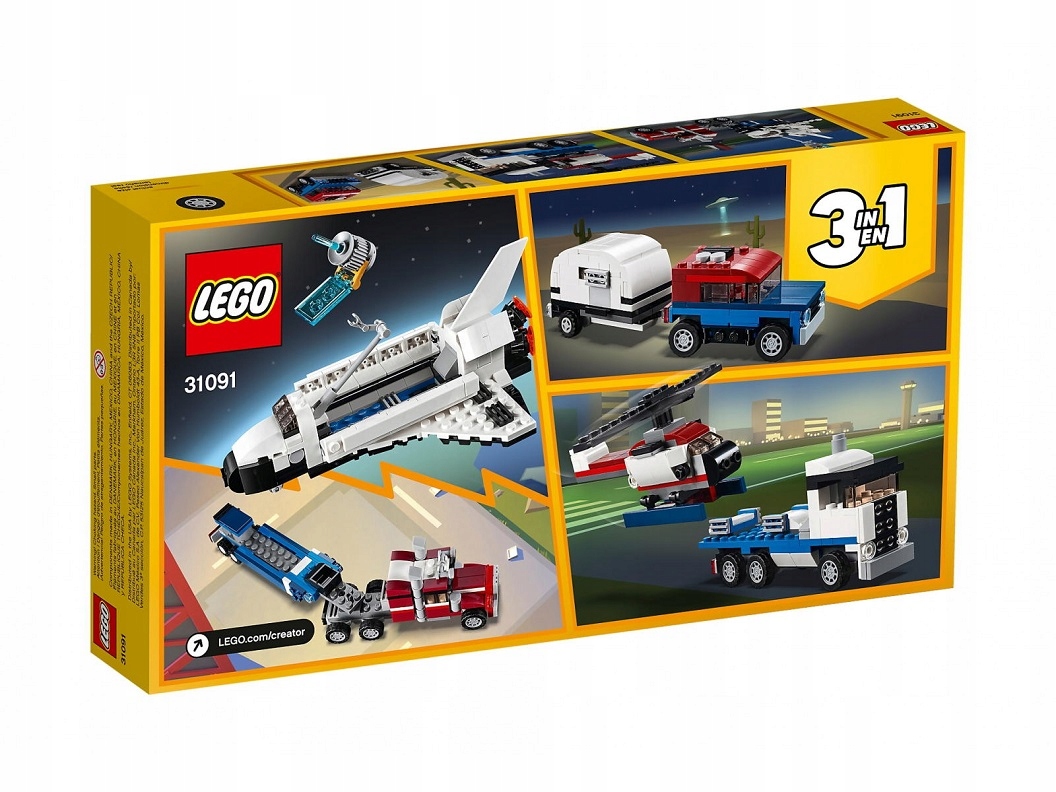 LEGO CREATOR 31091 Transporter promu KOSZALIN Marka LEGO
