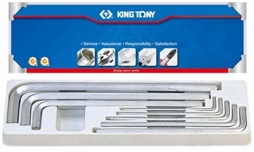 Klucze IMBUSY HEX EXTRA DLUGIE CALOWE 8s KING TONY