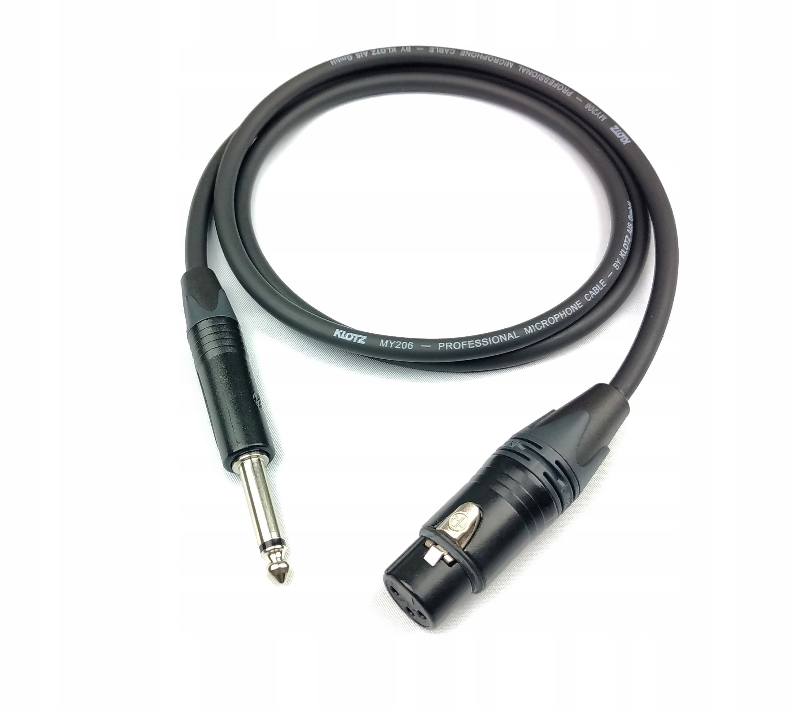 Klotz MY206 Kabel mikrofonowy Xlr żeński-Jack 6 m