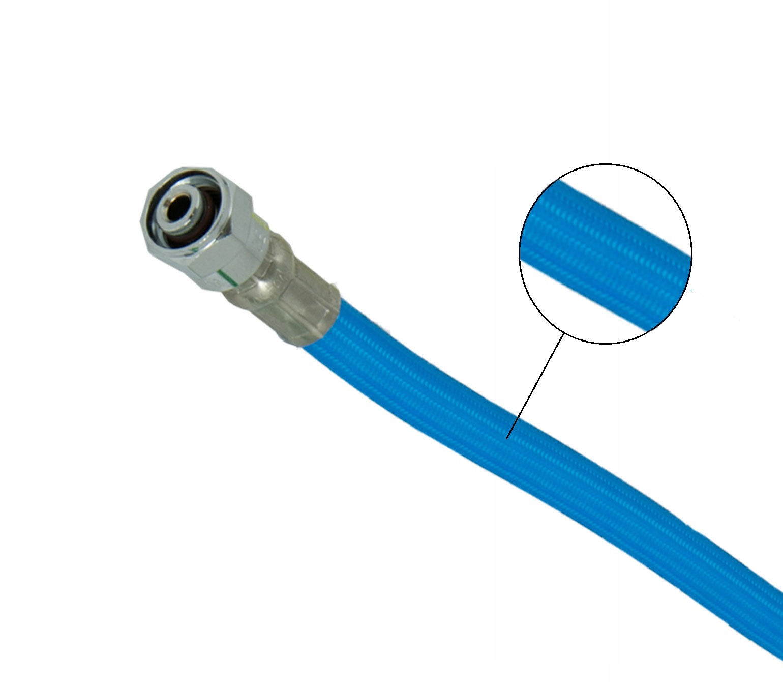 Wąż Lp 1,93 M Niebieski Proflex, W Oplocie