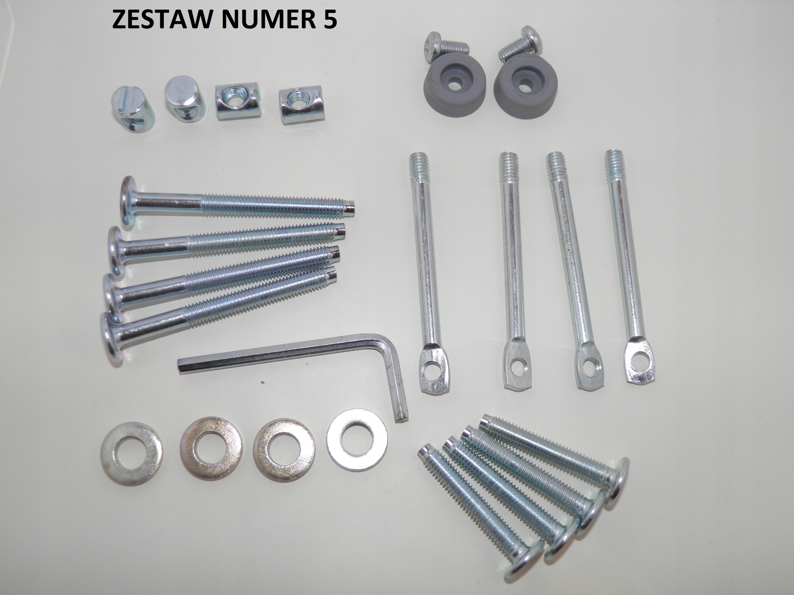 ZESTAW NAPRAWCZY DO ŁÓŻECZEK ŁÓŻECZKA Kolor srebrny