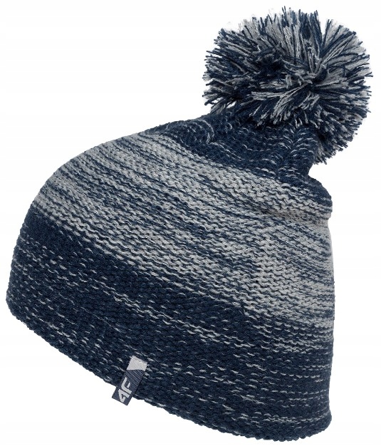 

4F Czapka Zimowa Damska Z Pomponem _ CAD006 r. S/m