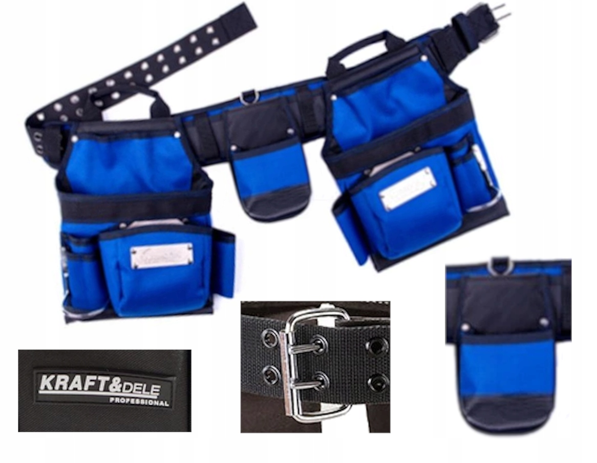 PAS NARZĘDZIOWY MONTERSKI BIODROWY 19 KIESZENI