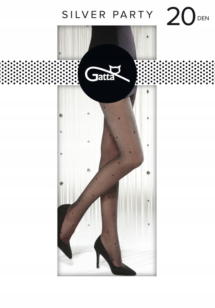 

Rajstopy Gatta Silver Party 05 20DEN r 3/M Kolory