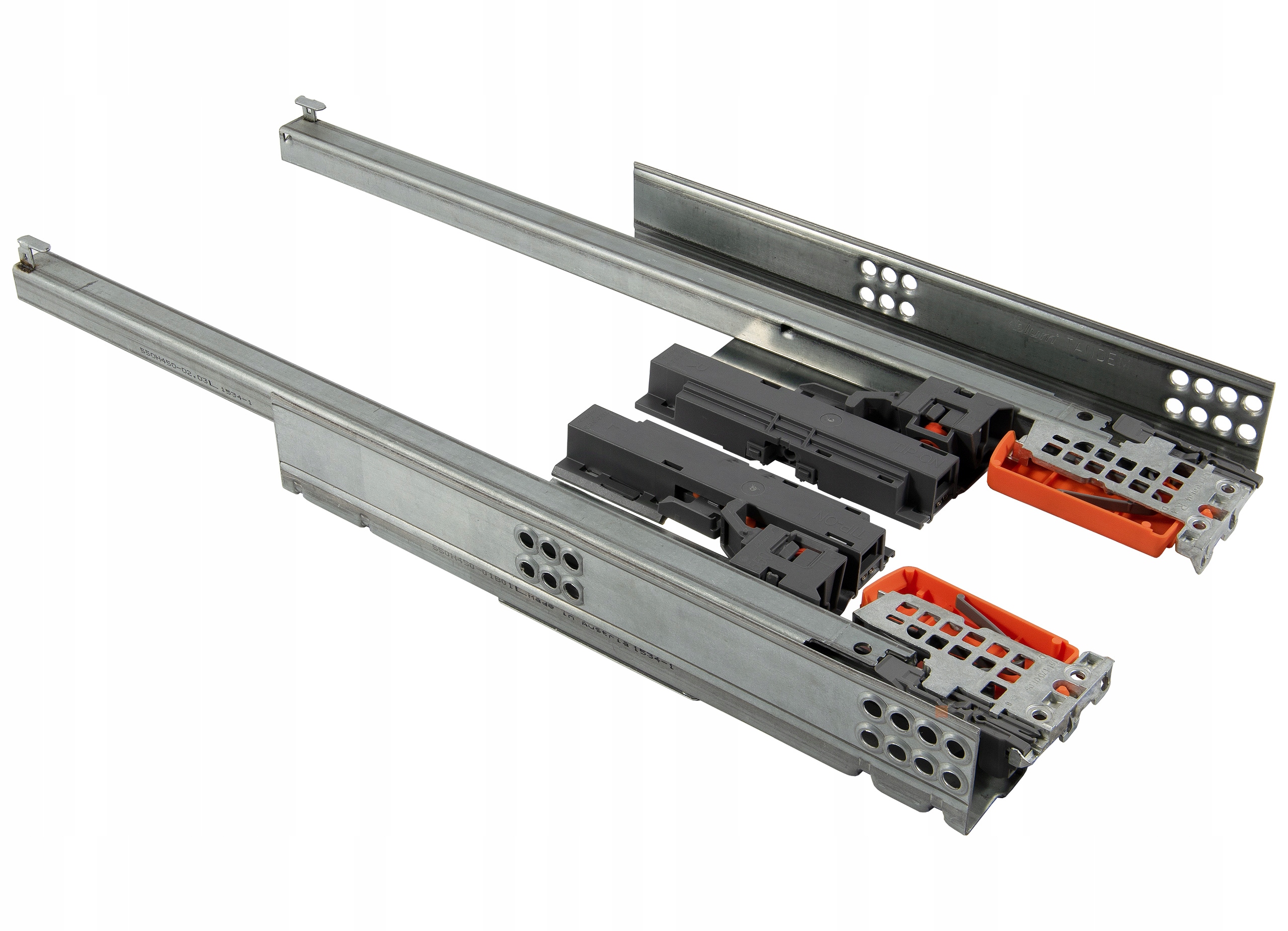 

Prowadnica Tandem L-650 częściowy wysuw Tip-on