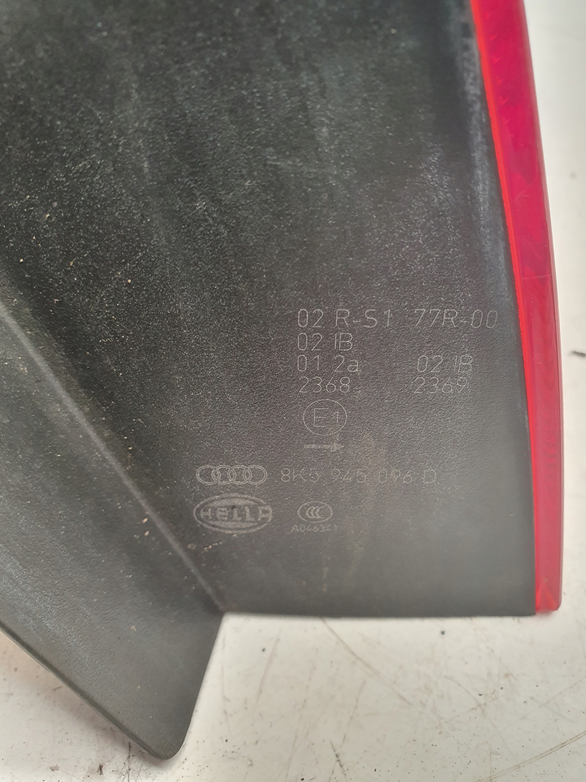 light right rear part W fender AUDI A4 B8 8K5945096D