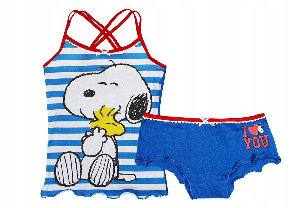 

Snoopy T-shirt Majtki Dla Dziewczynki 10/12 Lat