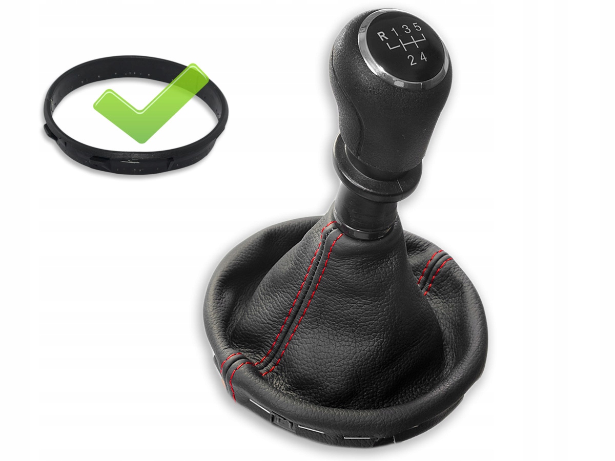 VW T5 TRANSPORTER GAŁKA SKÓRZANY MIESZEK RAMKA Numer katalogowy części MA-VWT5-GMR