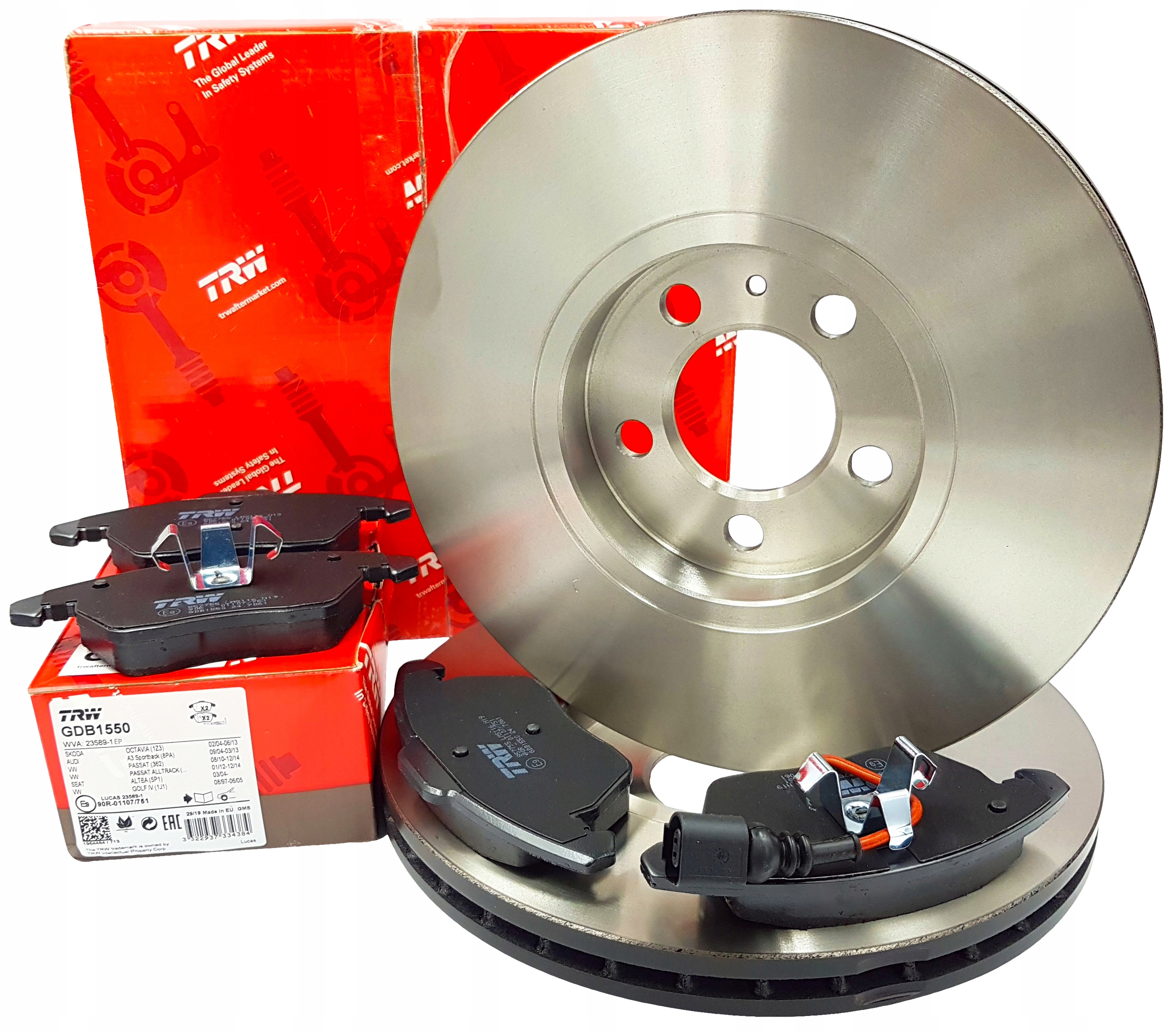 ДИСКИ КОЛОДКИ ПЕРЕДНИЕ SKODA OCTAVIA ROOMSTER 1.9 D