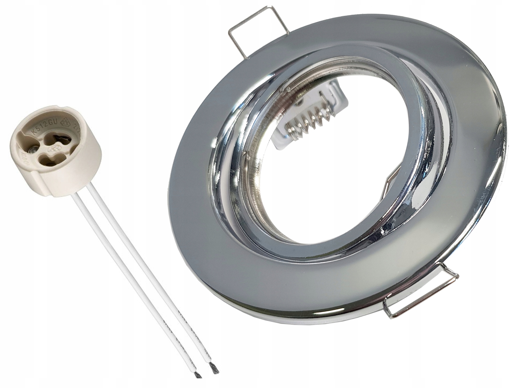 OPRAWA HALOGENOWA LED RUCHOMA CHROM + GNIAZDO GU10