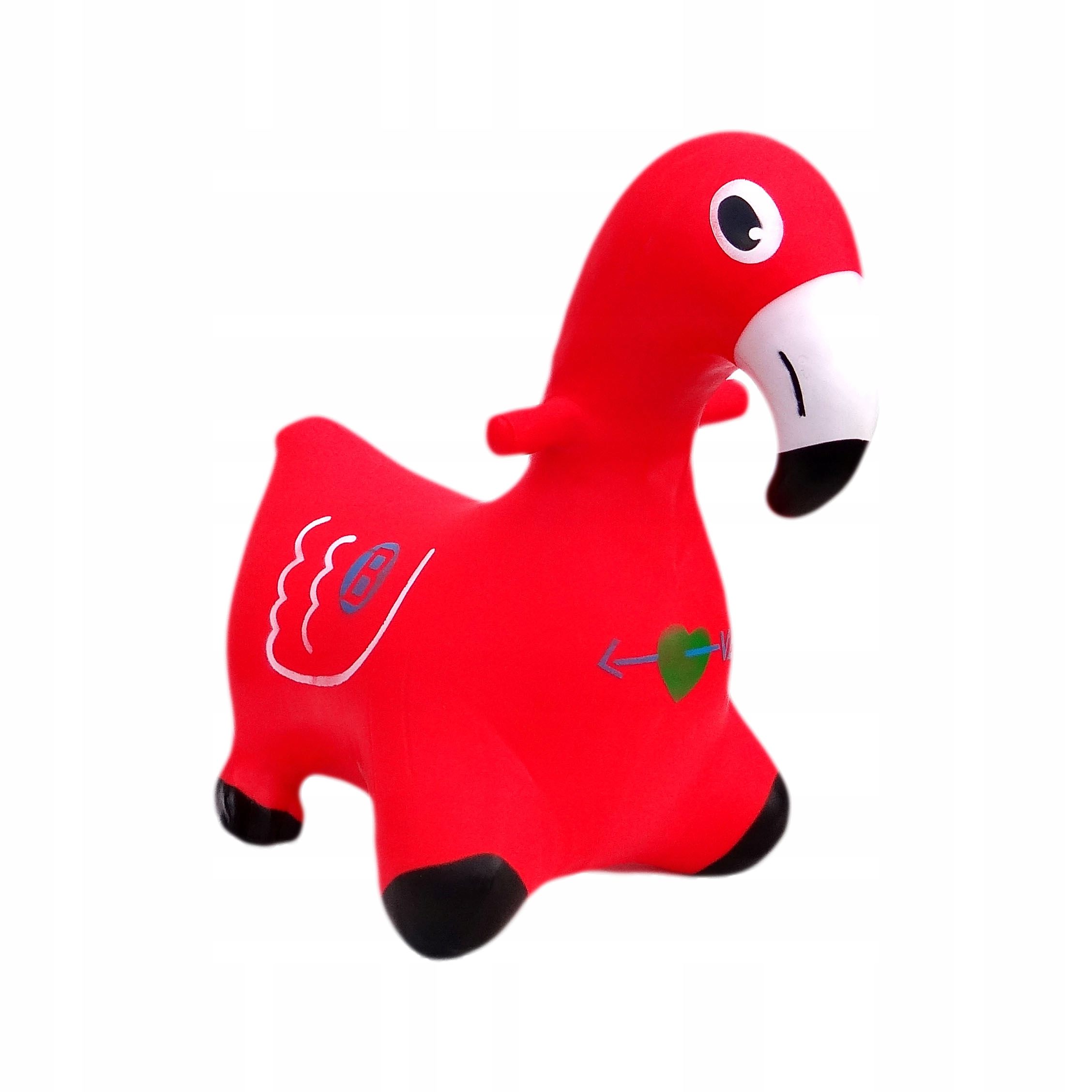 FLAMING SKOCZEK GUMOWY DMUCHANY DUŻY Z RĄCZKAMI Płeć chłopcy dziewczynki