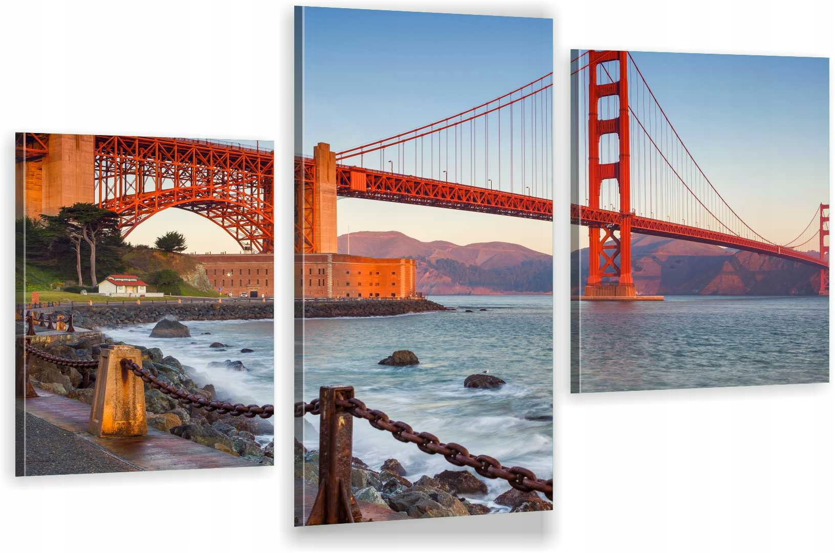 

Tryptyki Obraz Na Ścianę San Francisco Most 800 Wz