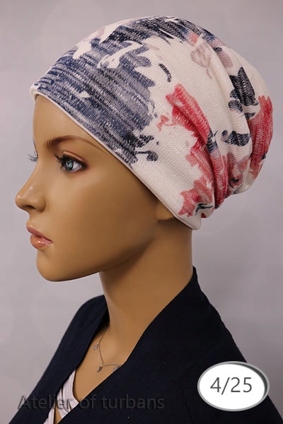 Turban SMURF [Turbany ZIMOWE Beanie Smerf] cz2 Rozmiar uniwersalny