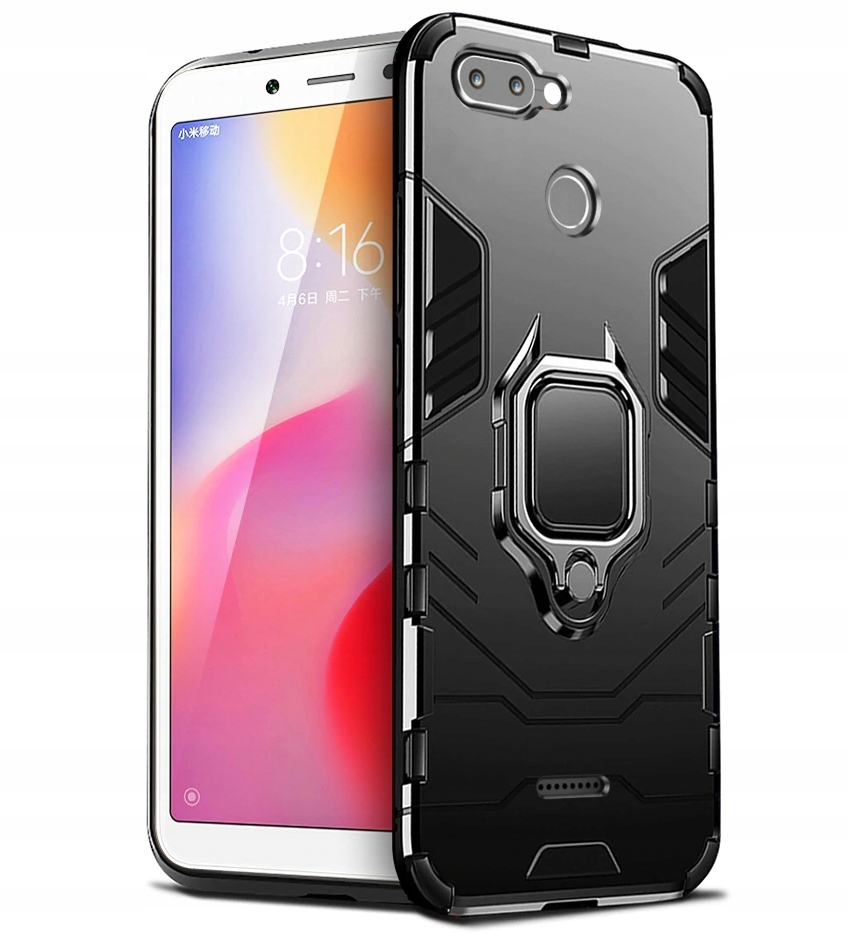 

Etui Pancerne Holder Ring Do Xiaomi Redmi 6+SZKŁO