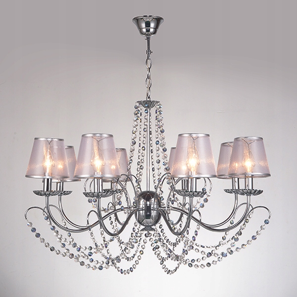 KINKIET ŚCIENNY KRYSZTAŁOWY FLORIDA 1 CHROM Rodzaj gwintu E14