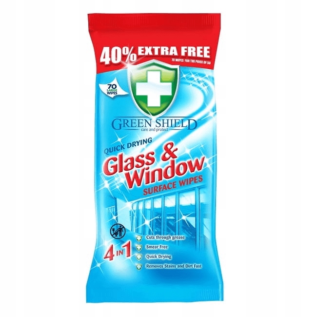 

Green Shield Glass & Window Chusteczki do szyb