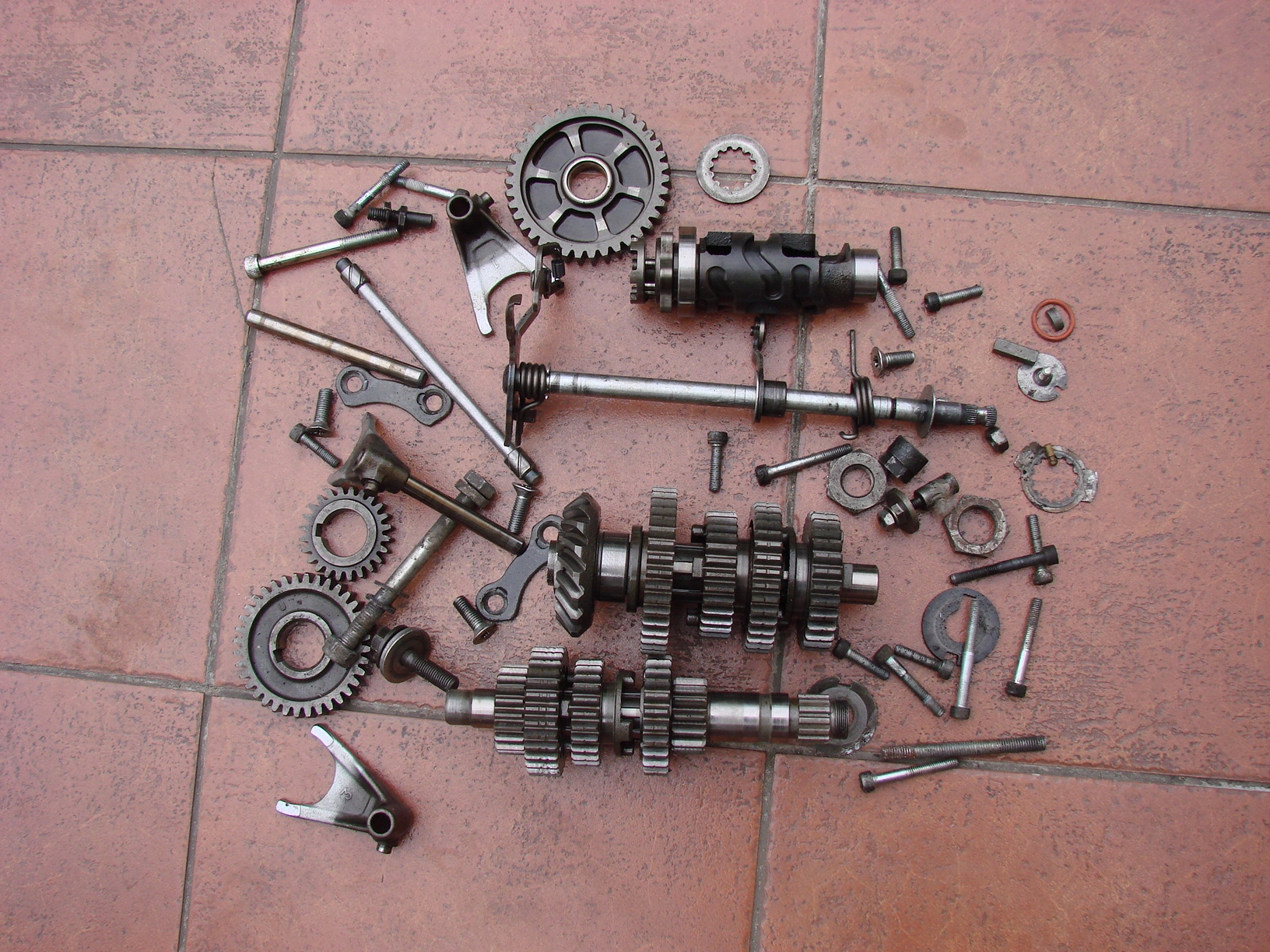 YAMAHA 535 VIRAGO КОРОБКА ПЕРЕДАЧ