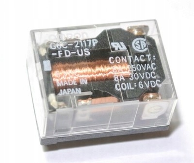 Przekaźnik 6V Omron G6C-2117P-FD-US 6VDC 1szt#A570