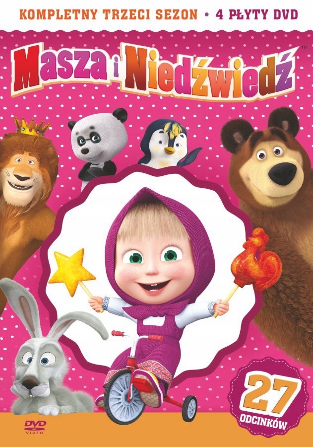 MASZA I NIEDŹWIEDŹ [4xDVD] części 7 - 10 (SEZON 3)