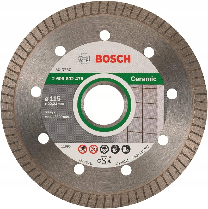 

Bosch Tarcza Diamentowa 115 do płytek Best Turbo
