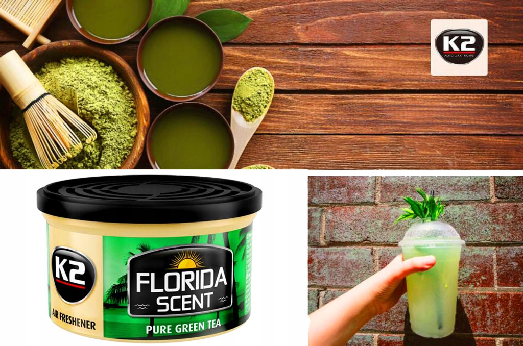 ZAPACH K2 FLORIDA PURE GREEN TEA Regulacja Rodzaj żele