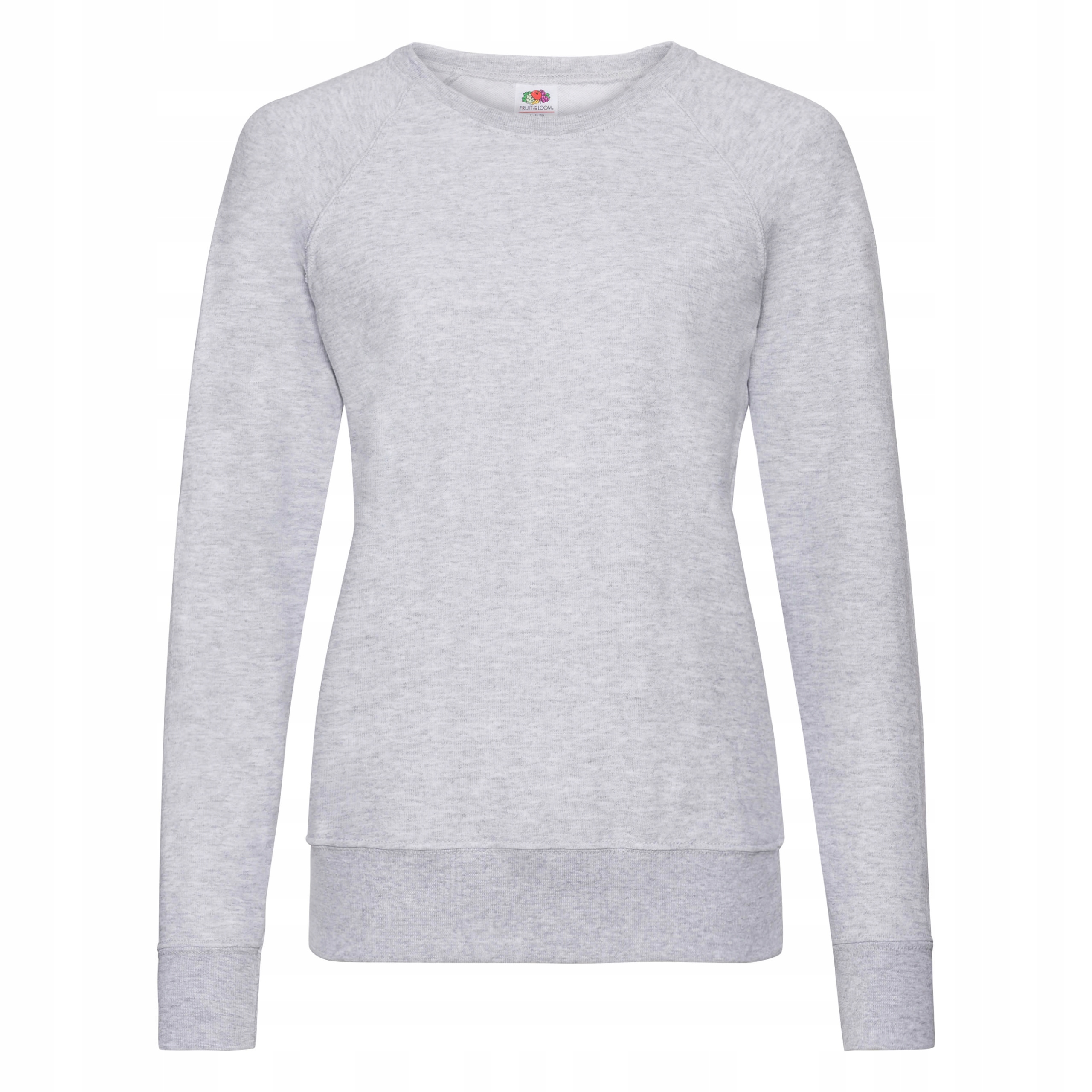 

Damska Bluza Prosta - Fruit - Light heat. grey XXL