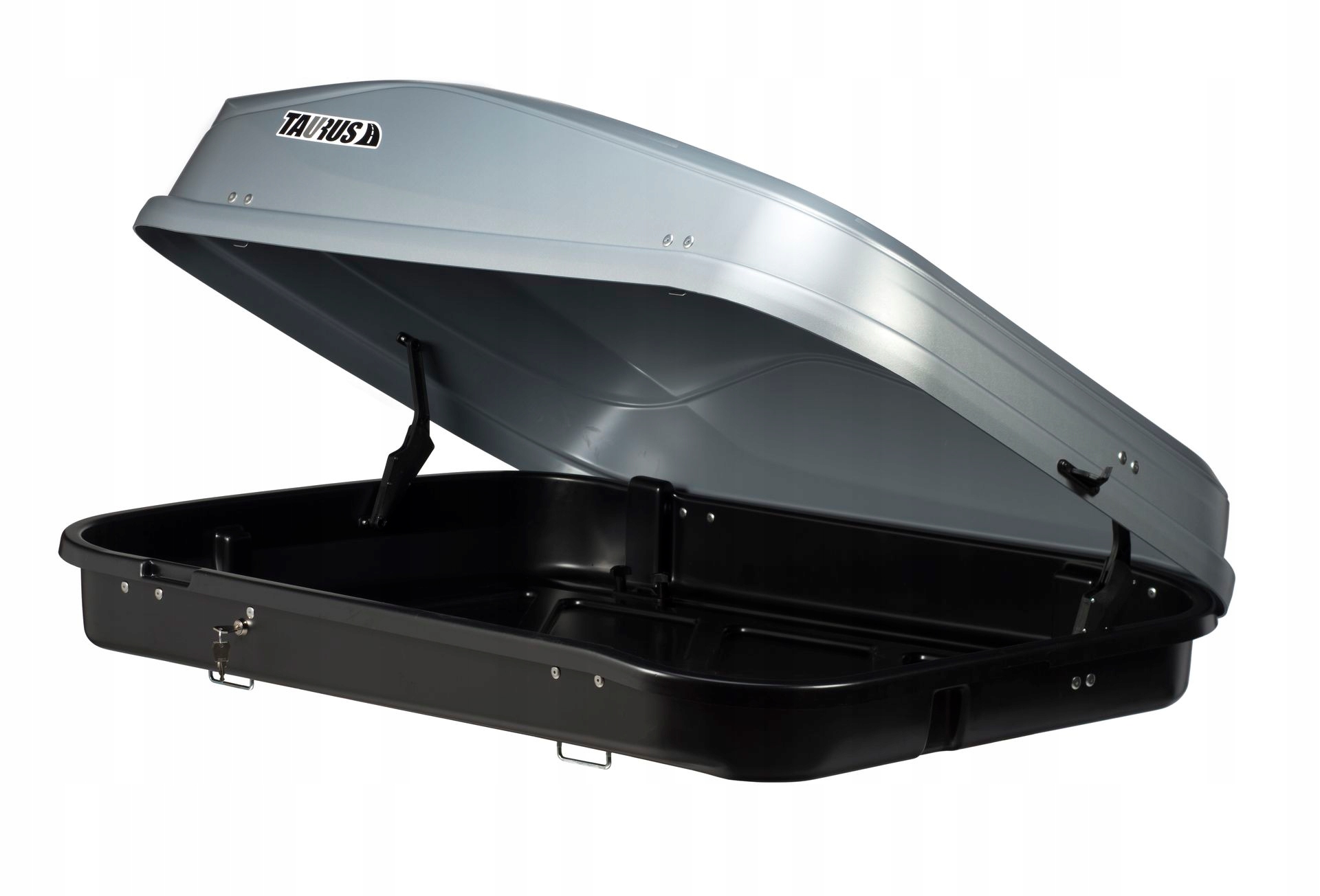 BOX DACHOWY TAURUS Easy 420 szary 145cm kufer boks na dach Pojemność 420 l