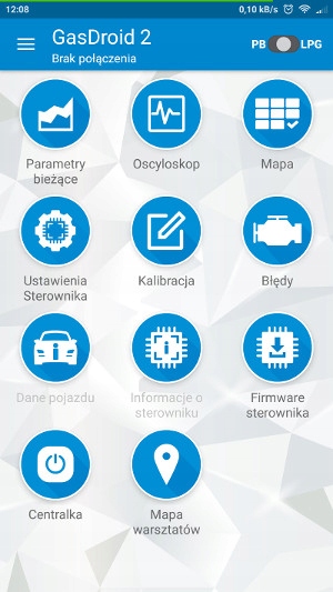 INTERFEJS DO GAZU LPG BLUETOOTH do LPG TECH Łódź Kod producenta lpg