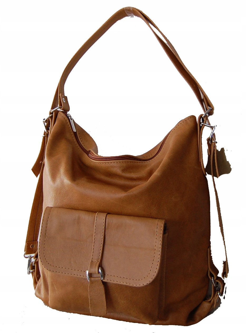 

Torebka Listonoszka Plecak 3w1 - Skóra Naturalna