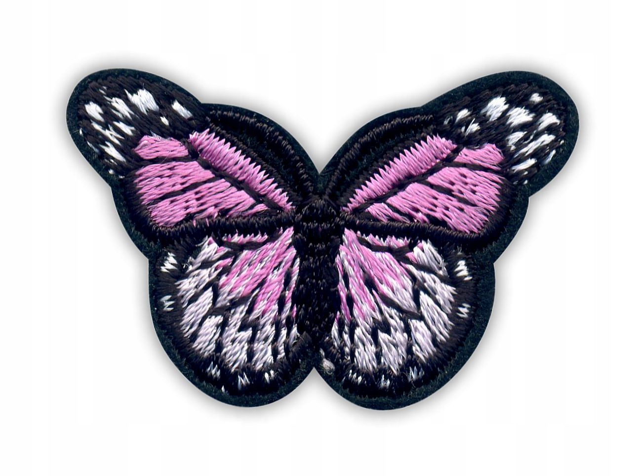 

Naszywka - Motylek - jasnoróżowy Termo Haft mały