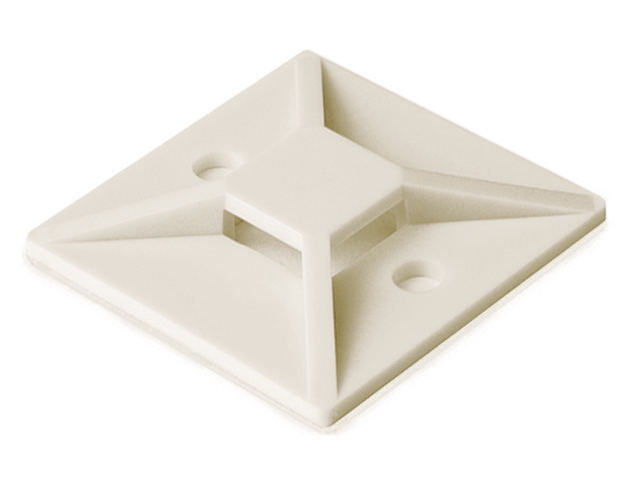 

Uchwyt samoprzylepny 30x30mm opasek biały 100szt