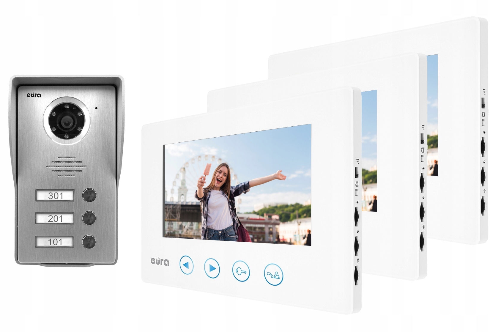 монитор neo7 домофон. Evj-7 видеодомофон. видеодомофон tantos prime slim. домофон с камерой. Tantos prime slim (белый).