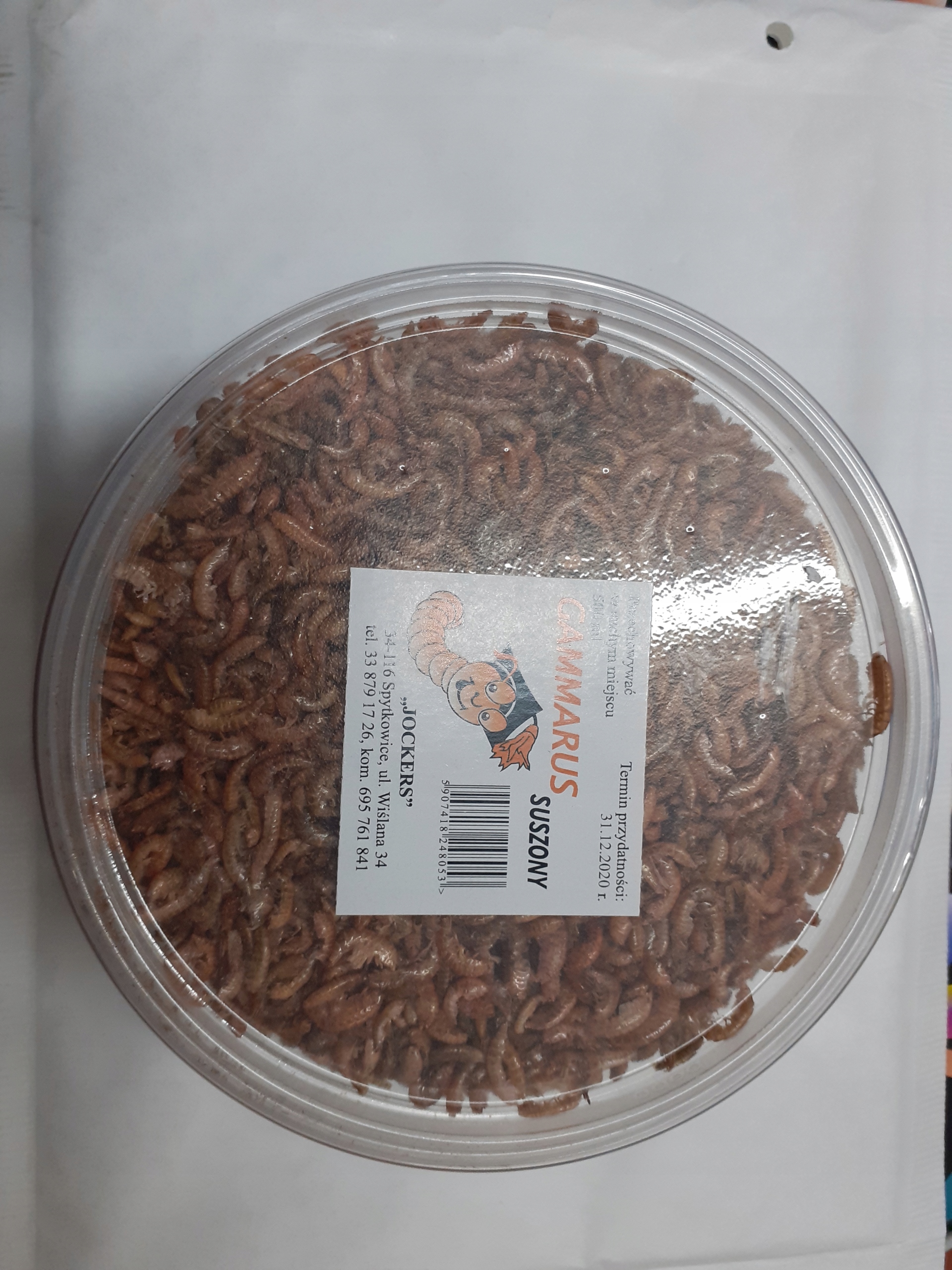 Gammarus suszony kiełż dla żółwia i ryb 500ml