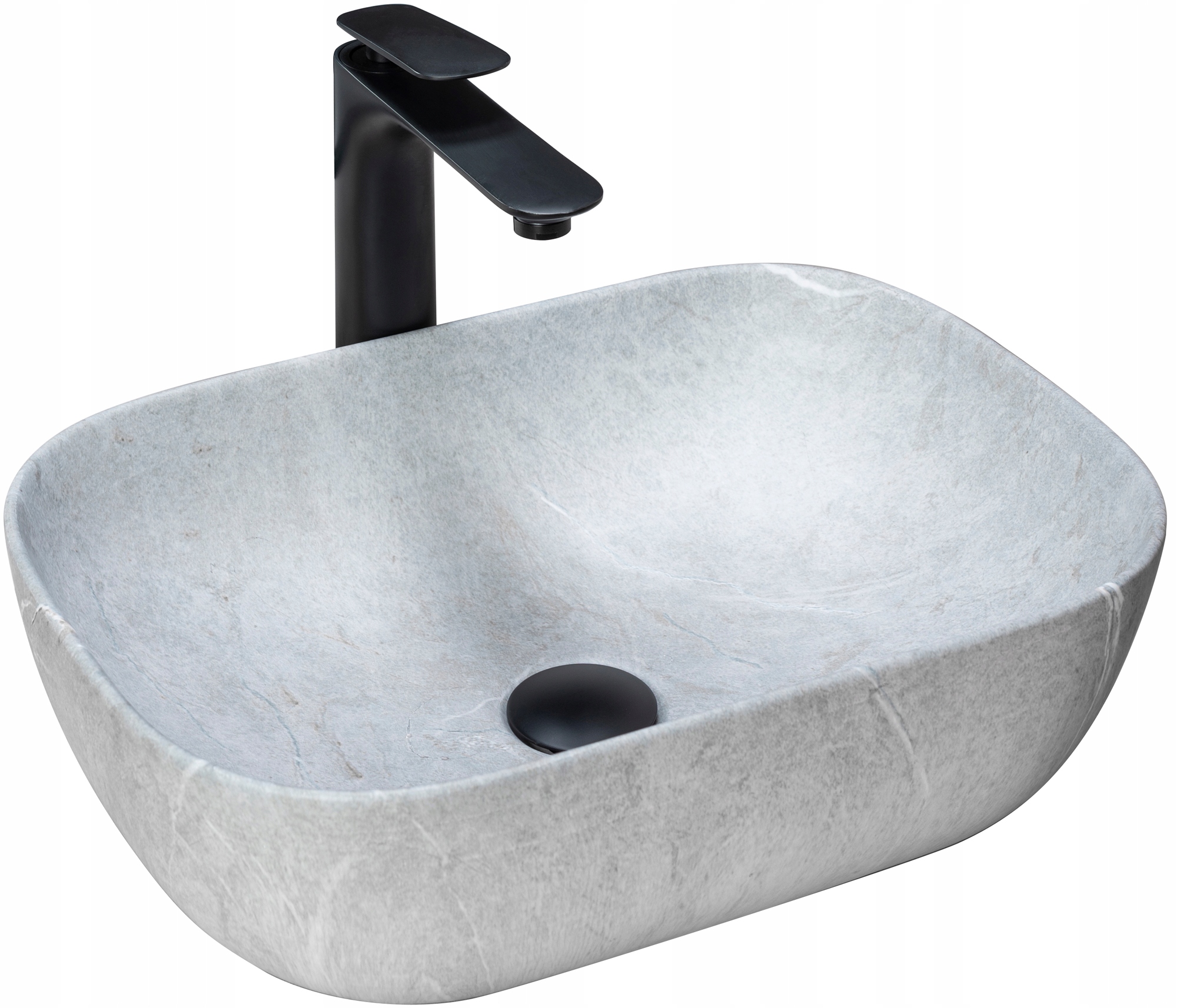 

Umywalka Ceramiczna Nablatowa Livia Grey - Rea