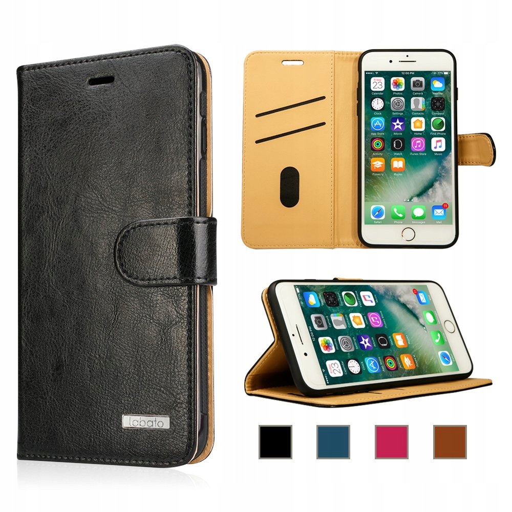

iPhone 7 8 Pokrowiec Skórzany Etui Case Premium