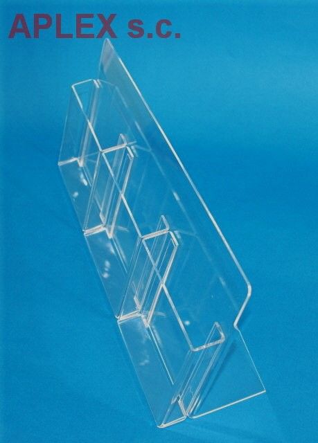 Stojak Podajnik na Ulotki Trzykieszeniowy A5 Plexi Marka inna