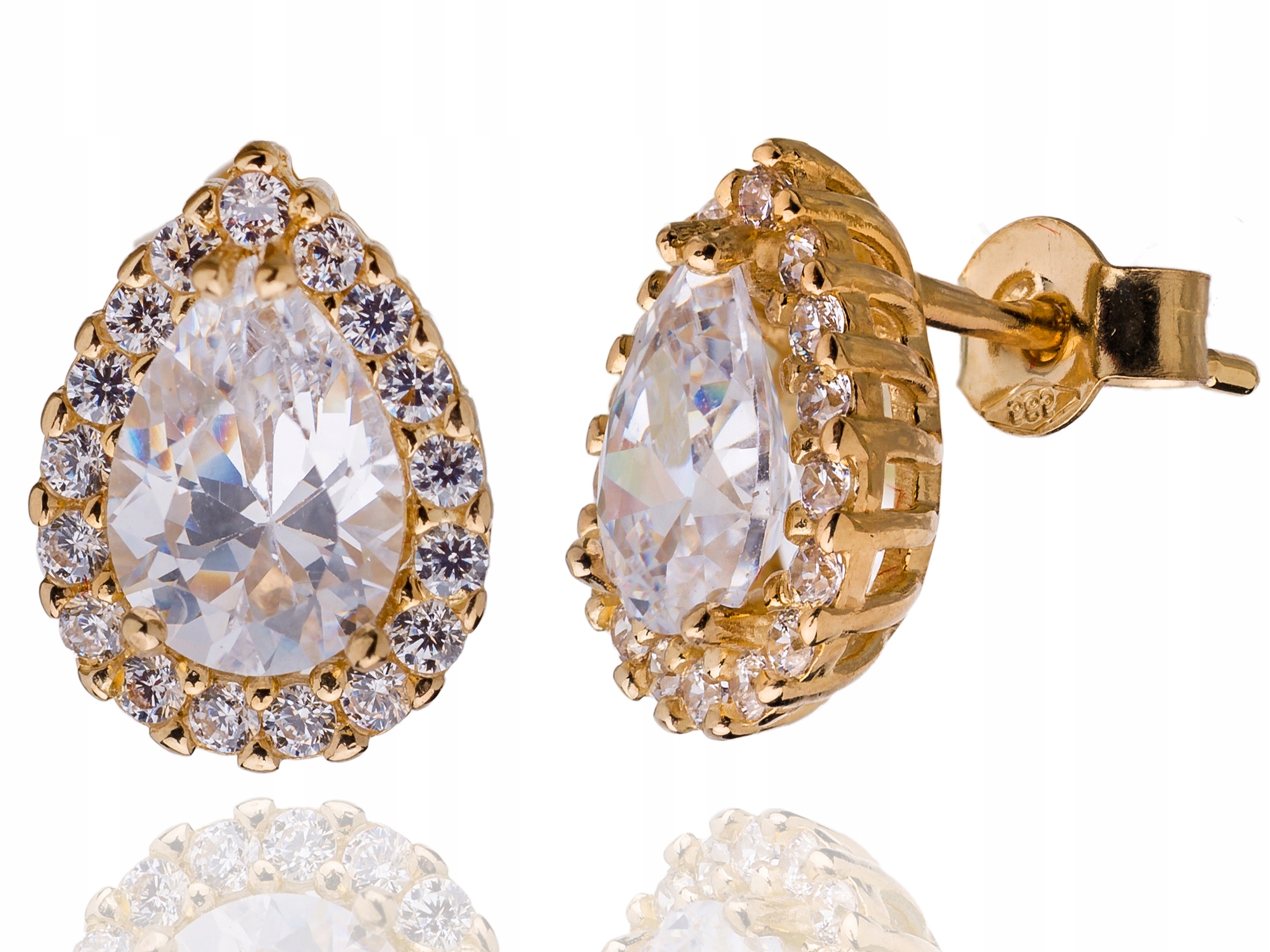 Svatba Snubní Náušnice Se Zirkony