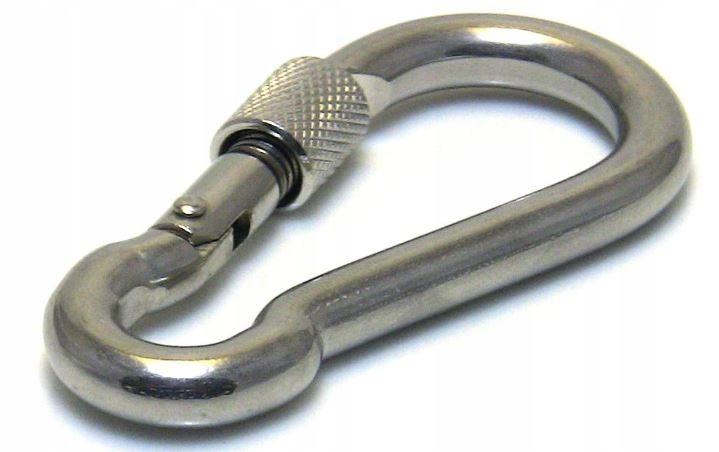 KARABIŃCZYK KARABINEK LIN 60x6 SKRĘCANY UCHWYT