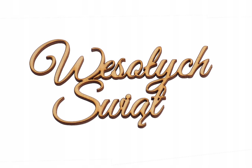 

Napis Wesołych Świąt Dekor Decoupage Scrapbooking