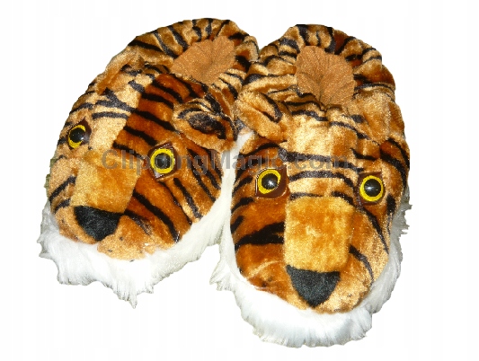 

Zabawne Kapcie Bambosze Tygrys Roz 42/43 26,5 cm