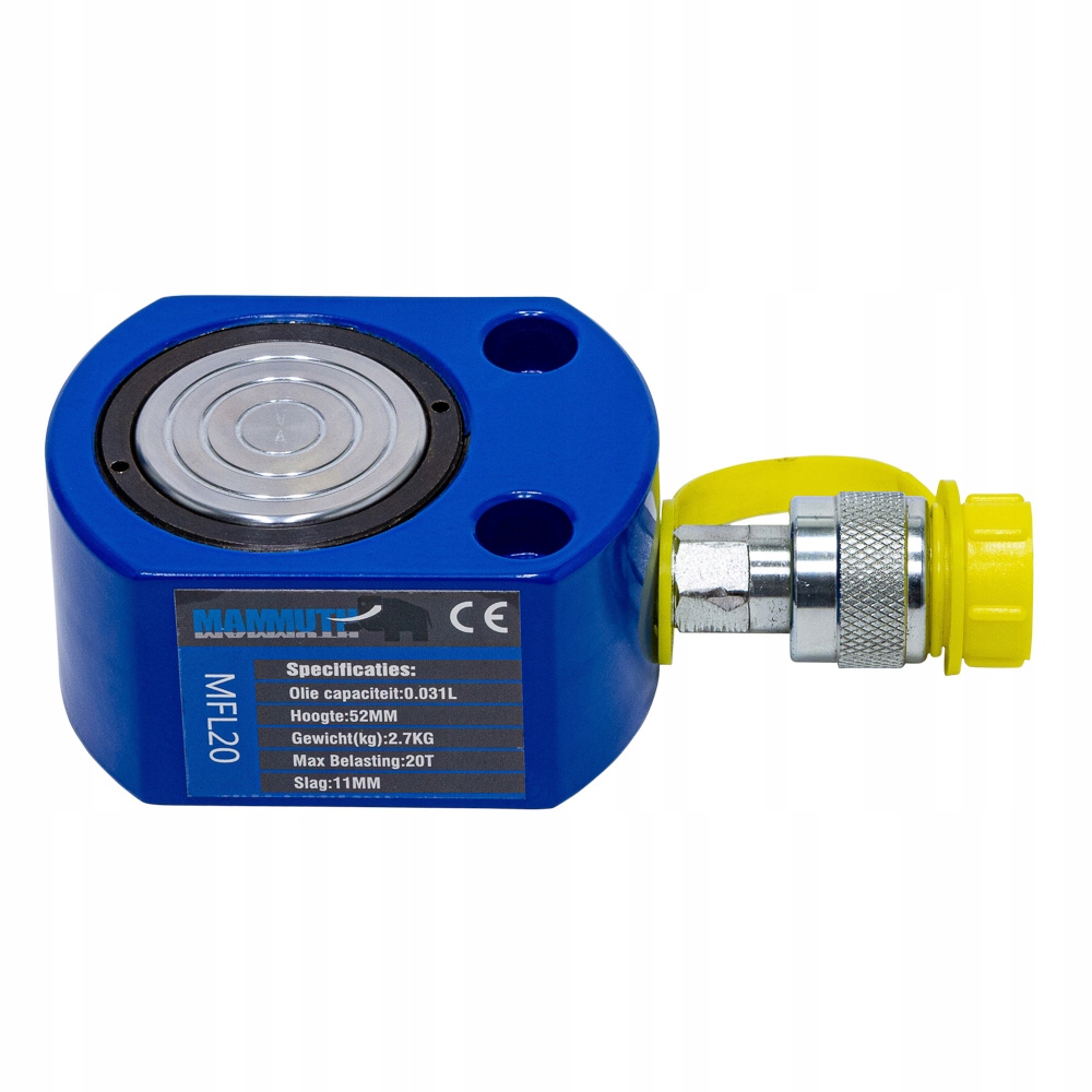 Cylinder hydrauliczny płaski 20 ton,kod: MFL20