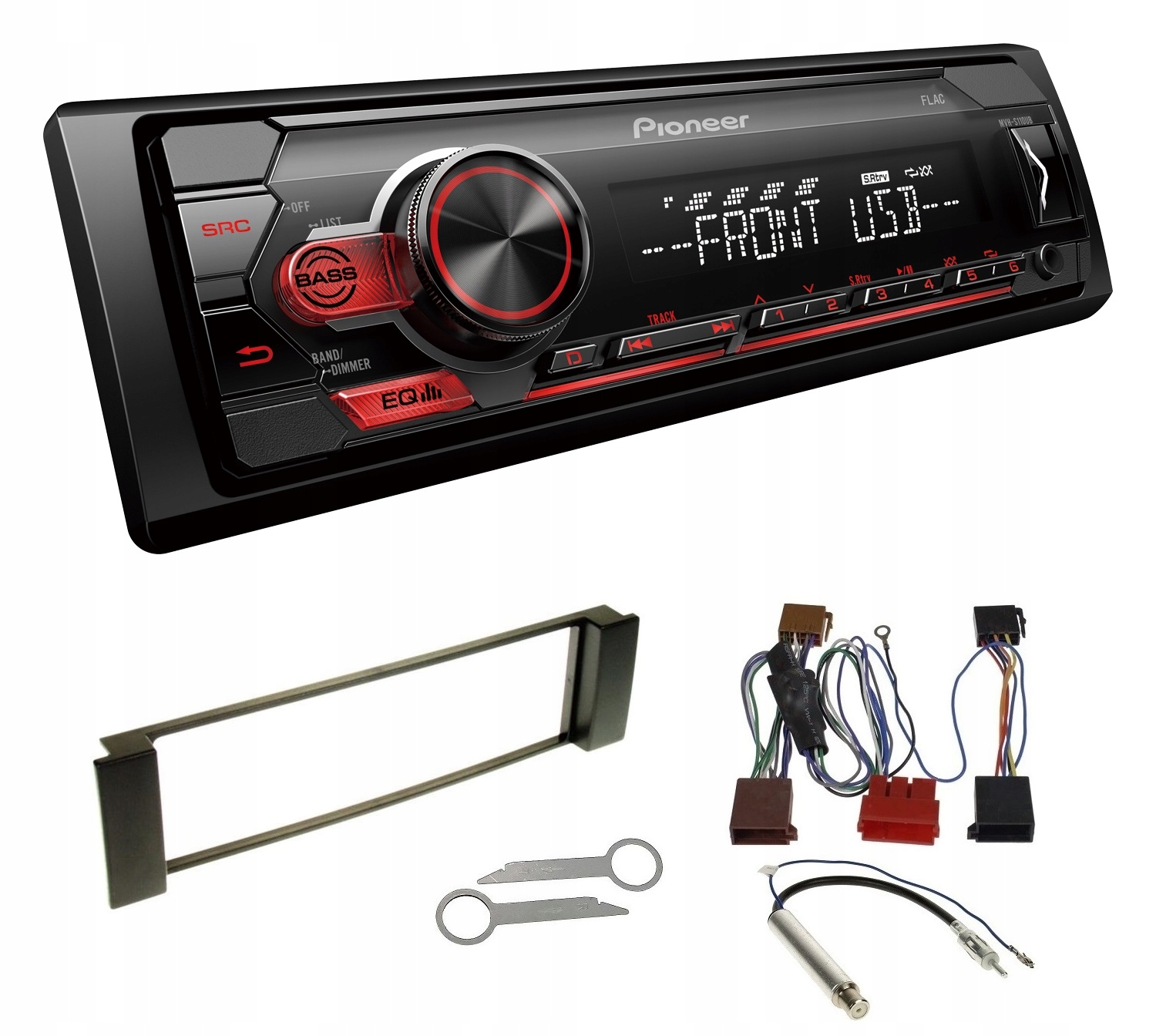 PIONEER MVH-S110UB радио USB рамка AUDI A3 8L A6