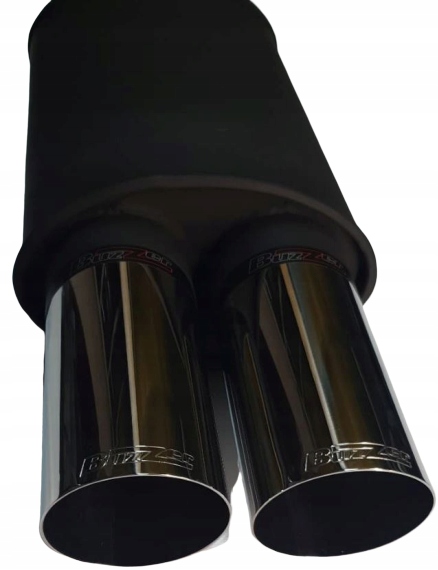 TŁUMIK SPORTOWY 2X76MM BASOWY DIESEL BENZYNA