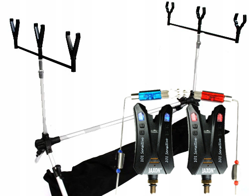 

Zestaw stanowisko 2x Sygnalizator karp Led jaxon 1