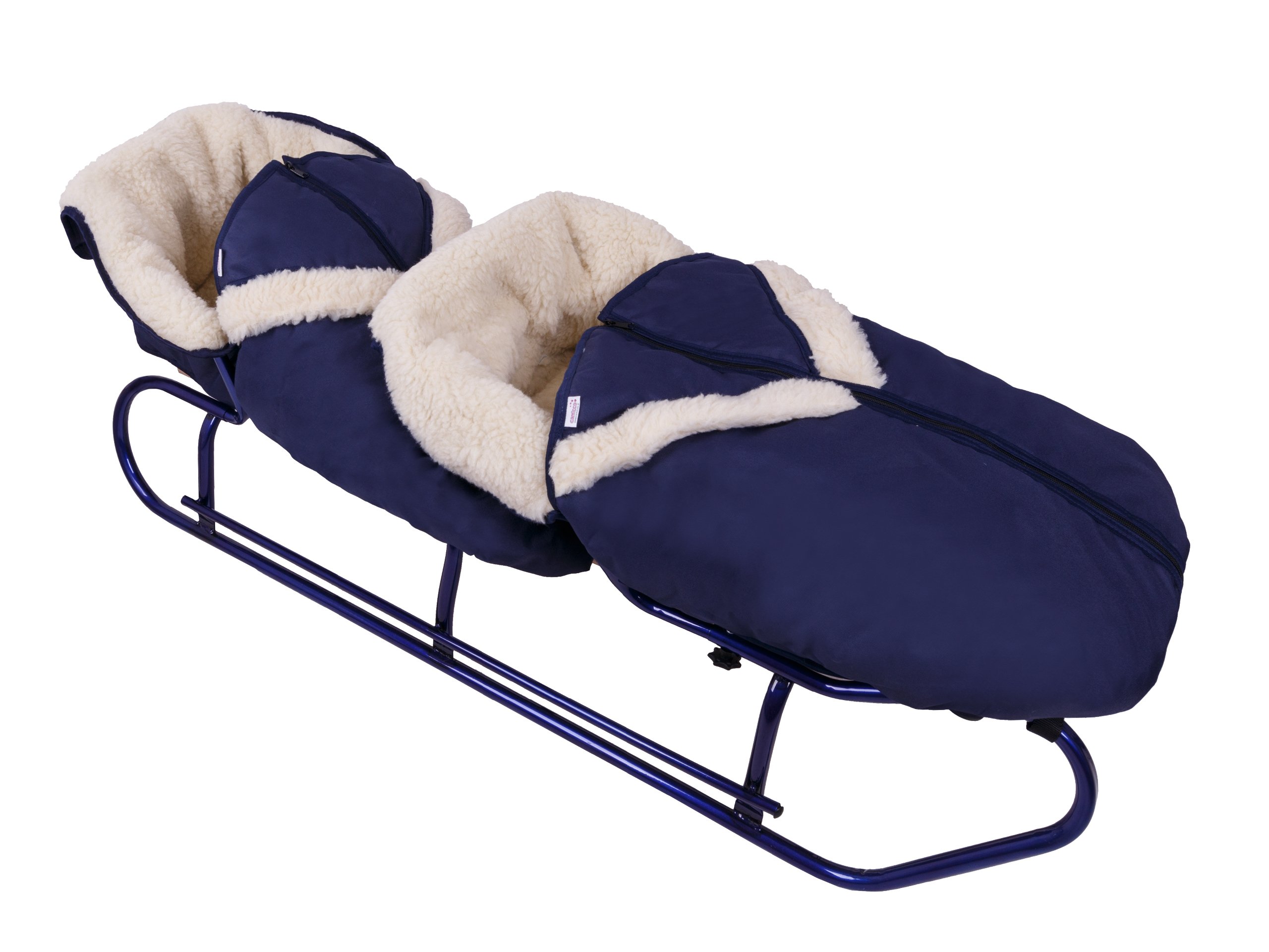 SANKI dwuosobowe 2 śpiworki PODWÓJNE ze śpiworkami